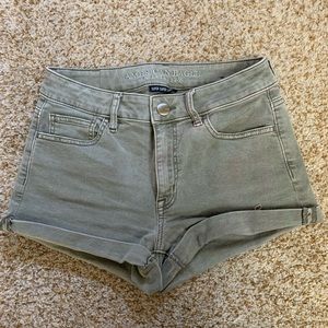 American Eagle army green shorts